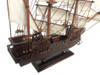 Handcrafted Wooden Caribbean Pirate White Sails Model Ship 15" from Hampton Creations