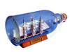 Handcrafted USS Constitution Model Ship in a Glass Bottle 11" from Hampton Creations Handcrafted USS Constitution Model Ship in a Glass Bottle 11" from Hampton Creations