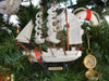 Handcrafted United States Coast Guard USCG Eagle Model Ship Christmas Tree Ornament from Hampton Creations