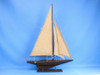 Handcrafted Wooden Vintage Endeavour Limited Model Sailboat Decoration 35" from Hampton Creations