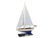Handcrafted Wooden Enterprise Model Sailboat Decoration 16" from Hampton Creations