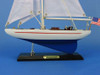 Handcrafted Wooden Enterprise Model Sailboat Decoration 16" from Hampton Creations