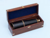 Handcrafted Deluxe Class Admiral's Antique Copper Leather Spyglass Telescope 27" with Rosewood Box from Hampton Creations Handcrafted Deluxe Class Admiral's Antique Copper Leather Spyglass Telescope 27" with Rosewood Box from Hampton Creations