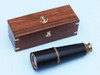 Handcrafted Deluxe Class Admiral's Antique Copper Leather Spyglass Telescope 27" with Rosewood Box from Hampton Creations Handcrafted Deluxe Class Admiral's Antique Copper Leather Spyglass Telescope 27" with Rosewood Box from Hampton Creations