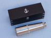 Handcrafted Deluxe Class Brushed Nickel Admirals Spyglass Telescope 27" with Rosewood Box from Hampton Creations Handcrafted Deluxe Class Brushed Nickel Admirals Spyglass Telescope 27" with Rosewood Box from Hampton Creations