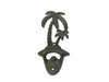 Handcrafted Antique Seaworn Bronze Cast Iron Wall Mounted Palmtree Bottle Opener 6" from Hampton Creations Handcrafted Antique Seaworn Bronze Cast Iron Wall Mounted Palmtree Bottle Opener 6" from Hampton Creations
