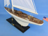 Handcrafted Wooden Intrepid Model Sailbaot Decoration 35" from Hampton Creations Handcrafted Wooden Intrepid Model Sailbaot Decoration 35" from Hampton Creations