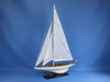 Handcrafted Wooden Intrepid Model Sailbaot Decoration 35" from Hampton Creations Handcrafted Wooden Intrepid Model Sailbaot Decoration 35" from Hampton Creations