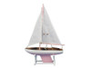 Handcrafted Wooden It Floats 12" - Pink Floating Sailboat Model from Hampton Creations
