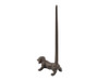 Handcrafted Rustic Copper Cast Iron Dog Paper Towel Holder 12" from Hampton Creations Handcrafted Rustic Copper Cast Iron Dog Paper Towel Holder 12" from Hampton Creations