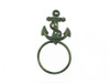Handcrafted Antique Bronze Cast Iron Anchor Towel Holder 8.5" from Hampton Creations Handcrafted Antique Bronze Cast Iron Anchor Towel Holder 8.5" from Hampton Creations