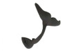 Handcrafted Cast Iron Decorative Whale Tail Hook 5" from Hampton Creations Handcrafted Cast Iron Decorative Whale Tail Hook 5" from Hampton Creations