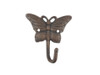Handcrafted Rustic Copper Cast Iron Butterfly Hook 6" from Hampton Creations Handcrafted Rustic Copper Cast Iron Butterfly Hook 6" from Hampton Creations