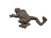 Handcrafted Rustic Copper Cast Iron Frog Hook 6" from Hampton Creations Handcrafted Rustic Copper Cast Iron Frog Hook 6" from Hampton Creations