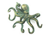Handcrafted Antique Bronze Cast Iron Octopus Hook 11" from Hampton Creations Handcrafted Antique Bronze Cast Iron Octopus Hook 11" from Hampton Creations