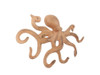 Handcrafted Rustic Orange Cast Iron Octopus Hook 11" from Hampton Creations Handcrafted Rustic Orange Cast Iron Octopus Hook 11" from Hampton Creations