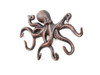 Handcrafted Rustic Copper Cast Iron Octopus Hook 11" from Hampton Creations Handcrafted Rustic Copper Cast Iron Octopus Hook 11" from Hampton Creations