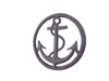 Handcrafted Cast Iron Anchor and Rope Nautical Kitchen Trivet 7" from Hampton Creations Handcrafted Cast Iron Anchor and Rope Nautical Kitchen Trivet 7" from Hampton Creations