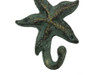 Handcrafted Antique Seaworn Bronze Cast Iron Starfish Hook 4" from Hampton Creations Handcrafted Antique Seaworn Bronze Cast Iron Starfish Hook 4" from Hampton Creations