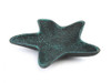 Handcrafted Seaworn Blue Cast Iron Starfish Decorative Bowl 8" from Hampton Creations Handcrafted Seaworn Blue Cast Iron Starfish Decorative Bowl 8" from Hampton Creations