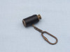 Handcrafted Antique Brass with Leather Spyglass Key Chain 6" from Hampton Creations Handcrafted Antique Brass with Leather Spyglass Key Chain 6" from Hampton Creations