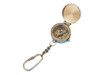 Handcrafted Solid Brass Compass w/Lid Key Chain 5" from Hampton Creations Handcrafted Solid Brass Compass w/Lid Key Chain 5" from Hampton Creations