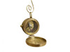 Handcrafted Solid Brass Decorative Compass with Lid Christmas Ornament 4" from Hampton Creations Handcrafted Solid Brass Decorative Compass with Lid Christmas Ornament 4" from Hampton Creations