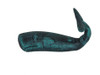 Handcrafted Seaworn Blue Cast Iron Whale Hook 6" from Hampton Creations Handcrafted Seaworn Blue Cast Iron Whale Hook 6" from Hampton Creations