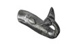 Handcrafted Antique Silver Cast Iron Whale Hook 6" from Hampton Creations Handcrafted Antique Silver Cast Iron Whale Hook 6" from Hampton Creations