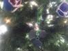 Handcrafted Seaworn Blue Cast Iron Propeller Christmas Ornament 4" from Hampton Creations