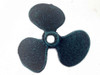 Handcrafted Seaworn Blue Cast Iron Propeller Christmas Ornament 4" from Hampton Creations