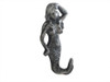 Handcrafted Antique Silver Cast Iron Mermaid Hook 6" from Hampton Creations Handcrafted Antique Silver Cast Iron Mermaid Hook 6" from Hampton Creations