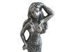 Handcrafted Antique Silver Cast Iron Mermaid Hook 6" from Hampton Creations Handcrafted Antique Silver Cast Iron Mermaid Hook 6" from Hampton Creations