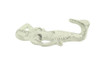 Handcrafted Whitewashed Cast Iron Mermaid Hook 6" from Hampton Creations Handcrafted Whitewashed Cast Iron Mermaid Hook 6" from Hampton Creations