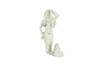 Handcrafted Whitewashed Cast Iron Mermaid Hook 6" from Hampton Creations Handcrafted Whitewashed Cast Iron Mermaid Hook 6" from Hampton Creations