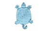 Handcrafted Dark Blue Whitewashed Cast Iron Turtle Key Hook 6" from Hampton Creations Handcrafted Dark Blue Whitewashed Cast Iron Turtle Key Hook 6" from Hampton Creations