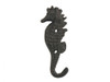 Handcrafted Cast Iron Seahorse Hook 5" from Hampton Creations Handcrafted Cast Iron Seahorse Hook 5" from Hampton Creations