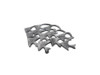 Handcrafted Rustic Silver Cast Iron School of Fish Kitchen Trivet 6.5" from Hampton Creations