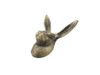 Handcrafted Rustic Gold Cast Iron Decorative Rabbit Hook 5" from Hampton Creations Handcrafted Rustic Gold Cast Iron Decorative Rabbit Hook 5" from Hampton Creations