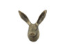 Handcrafted Rustic Gold Cast Iron Decorative Rabbit Hook 5" from Hampton Creations Handcrafted Rustic Gold Cast Iron Decorative Rabbit Hook 5" from Hampton Creations