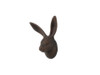 Handcrafted Rustic Copper Cast Iron Decorative Rabbit Hook 5" from Hampton Creations Handcrafted Rustic Copper Cast Iron Decorative Rabbit Hook 5" from Hampton Creations