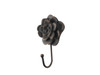 Handcrafted Rustic Copper Cast Iron Decorative Rose Hook 7" from Hampton Creations Handcrafted Rustic Copper Cast Iron Decorative Rose Hook 7" from Hampton Creations