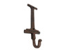 Handcrafted Rustic Copper Cast Iron Letter I Alphabet Wall Hook 6" from Hampton Creations