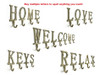 Handcrafted Rustic Gold Cast Iron Letter N Alphabet Wall Hook 6" from Hampton Creations