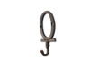 Handcrafted Rustic Copper Cast Iron Letter O Alphabet Wall Hook 6" from Hampton Creations