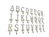 Handcrafted Rustic Gold Cast Iron Letter T Alphabet Wall Hook 6" from Hampton Creations