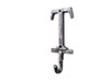 Handcrafted Rustic Silver Cast Iron Letter T Alphabet Wall Hook 6" from Hampton Creations