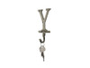 Handcrafted Rustic Gold Cast Iron Letter Y Alphabet Wall Hook 6" from Hampton Creations