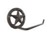 Handcrafted Cast Iron Lone Star Bathroom Toilet Paper Holder 10" from Hampton Creations