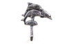 Handcrafted Rustic Silver Cast Iron Dolphins Wall Hook 6" from Hampton Creations Handcrafted Rustic Silver Cast Iron Dolphins Wall Hook 6" from Hampton Creations